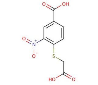 4-[(carboxymethyl)thio]-3-nitrobenzoic acid - chemical structure image