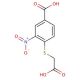 4-[(carboxymethyl)thio]-3-nitrobenzoic acid - chemical structure image