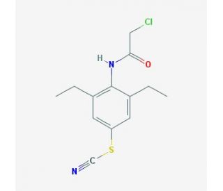 4-[(chloroacetyl)amino]-3,5-diethylphenyl thiocyanate - chemical structure image