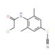 4-[(chloroacetyl)amino]-3,5-dimethylphenyl thiocyanate - chemical structure image