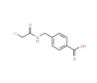 4-{[(chloroacetyl)amino]methyl}benzoic acid - chemical structure image