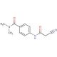4-[(cyanoacetyl)amino]-N,N-dimethylbenzamide - chemical structure image