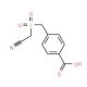 4-{[(cyanomethyl)sulfonyl]methyl}benzoic acid - chemical structure image