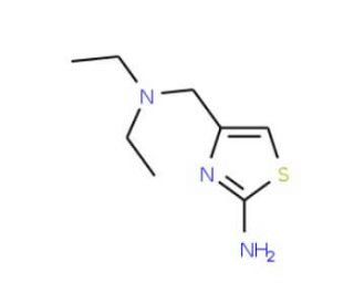 4-[(diethylamino)methyl]-1,3-thiazol-2-amine - chemical structure image