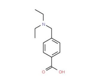 4-[(diethylamino)methyl]benzoic acid (CAS 62642-59-5) - chemical structure image