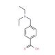 4-[(diethylamino)methyl]benzoic acid (CAS 62642-59-5) - chemical structure image