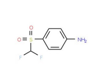 4-[(difluoromethyl)sulfonyl]aniline (CAS 24906-77-2) - chemical structure image
