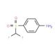 4-[(difluoromethyl)sulfonyl]aniline (CAS 24906-77-2) - chemical structure image