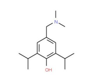 4-[(Dimethylamino)methyl]-2,6-diisopropylbenzenol (CAS 4918-95-0) - chemical structure image