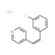 4-[(E)-2-(3-Fluorophenyl)vinyl]pyridine hydrochloride - chemical structure image