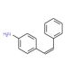 4-[(E)-2-Phenylethenyl]aniline (CAS 834-24-2) - chemical structure image