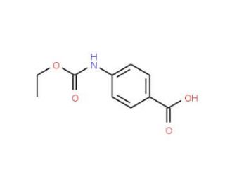 4-[(ethoxycarbonyl)amino]benzoic acid (CAS 5180-75-6) - chemical structure image