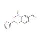 4-[(Fur-2-ylmethyl)thio]-3-nitrobenzaldehyde (CAS 175278-53-2) - chemical structure image