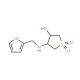 4-[(Furan-2-ylmethyl)-amino]-1,1-dioxo-tetrahydro-1lambda*6*-thiophen-3-ol - chemical structure image
