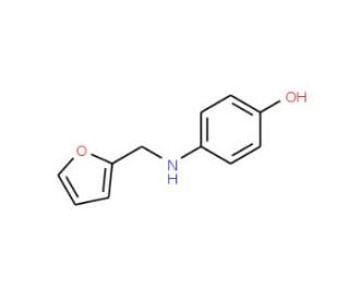 4-[(Furan-2-ylmethyl)-amino]-phenol - chemical structure image