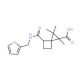 4-[(Furan-2-ylmethyl)-carbamoyl]-1,2,2-trimethyl-spiro[2.3]hexane-1-carboxylic acid - chemical structure image