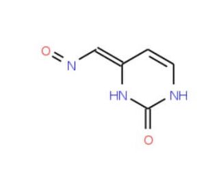 4-[(Hydroxyimino)methyl]pyrimidin-2(1H)-one (CAS 7460-56-2) - chemical structure image