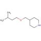 4-[(Isopentyloxy)methyl]piperidine - chemical structure image