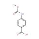 4-[(methoxycarbonyl)amino]benzoic acid - chemical structure image