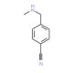4-[(methylamino)methyl]benzonitrile (CAS 34403-48-0) - chemical structure image
