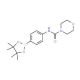 4-[(Morpholin-4-ylcarbonyl)amino]benzeneboronic acid, pinacol ester (CAS 874290-97-8) - chemical structure image