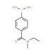 4-[(N-Ethyl-N-methylamino)carbonyl]benzeneboronic acid (CAS 871333-04-9) - chemical structure image