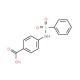 4-[(phenylsulfonyl)amino]benzoic acid (CAS 28547-16-2) - chemical structure image