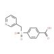 4-[(pyridin-3-ylmethyl)sulfonyl]benzoic acid - chemical structure image