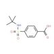 4-[(tert-butylamino)sulfonyl]benzoic acid (CAS 99987-05-0) - chemical structure image