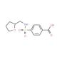 4-[(Tetrahydro-furan-2-ylmethyl)-sulfamoyl]-benzoic acid (CAS 325851-59-0) - chemical structure image
