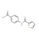 4-[(Thiophene-2-carbonyl)-amino]-benzoic acid (CAS 25700-63-4) - chemical structure image