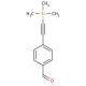 4-[(Trimethylsilyl)ethynyl]benzaldehyde (CAS 77123-57-0) - chemical structure image
