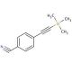 4-[(Trimethylsilyl)ethynyl]benzonitrile (CAS 75867-40-2) - chemical structure image