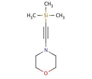 4-[(Trimethylsilyl)ethynyl]morpholine (CAS 64024-63-1) - chemical structure image