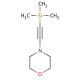 4-[(Trimethylsilyl)ethynyl]morpholine (CAS 64024-63-1) - chemical structure image