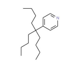 4-(1,1-Dibutyl-pentyl)-pyridine (CAS 13573-51-8) - chemical structure image