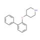 4-([1,1′-Biphenyl]-2-yloxy)piperidine - chemical structure image