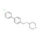 4-([1,1′-Biphenyl]-4-ylmethoxy)piperidine hydrochloride - chemical structure image
