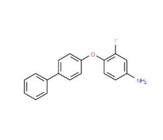 4-([1,1&prime;-Biphenyl]-4-yloxy)-3-fluorophenylamine - chemical structure image