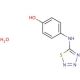 4-(1,2,3,4-Thiatriazol-5-ylamino)phenol hydrate (CAS 256348-45-5) - chemical structure image