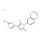 4-[1-(2,3-dihydro-1,4-benzodioxin-6-yl)-2,5-dimethyl-1H-pyrrol-3-yl]-1,3-thiazol-2-amine hydrochloride - chemical structure i