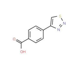 4-(1,2,3-Thiadiazol-4-yl)benzoic acid (CAS 187999-31-1) - chemical structure image