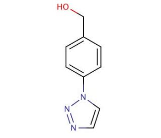 (4-[1,2,3]Trazol-1-yl-phenyl)-methanol - chemical structure image