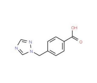 4-[1,2,4]Triazol-1-ylmethyl-benzoic acid (CAS 160388-54-5) - chemical structure image