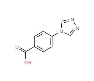 4-[1,2,4]Triazol-4-yl-benzoic acid (CAS 157069-48-2) - chemical structure image
