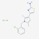 4-[1-(2-chlorobenzyl)-2,5-dimethyl-1H-pyrrol-3-yl]-1,3-thiazol-2-amine hydrochloride - chemical structure image
