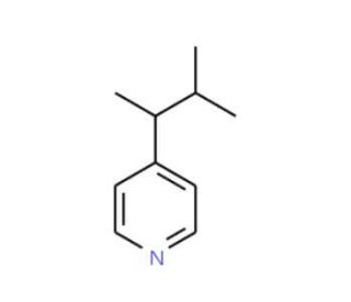 4-(1,2-Dimethyl-propyl)-pyridine - chemical structure image