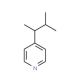4-(1,2-Dimethyl-propyl)-pyridine - chemical structure image
