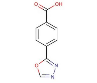 4-(1,3,4-oxadiazol-2-yl)benzoic acid - chemical structure image
