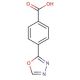 4-(1,3,4-oxadiazol-2-yl)benzoic acid - chemical structure image
